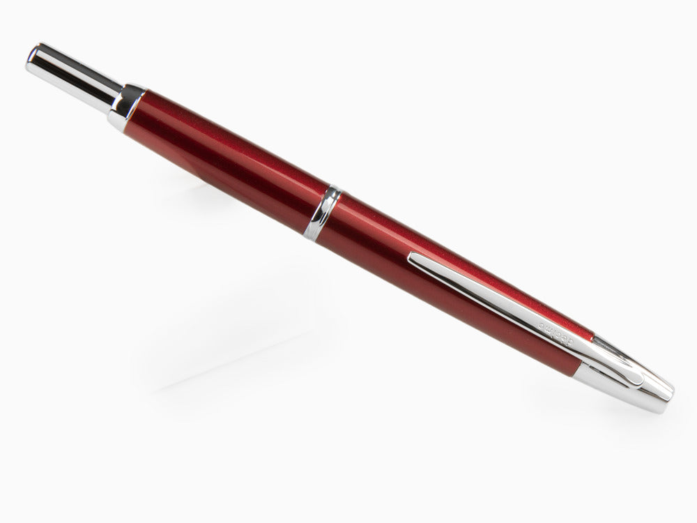 Pluma Estilográfica Pilot Capless Decimo, Laca, Rojo, FK-1500D-RH-RED