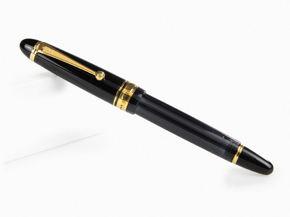 Pluma Estilográfica Pilot Custom 823, Resina, Oro, Negro, NC823N