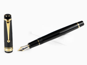 Pluma Estilográfica Pilot Custom 845, Ebonita, Oro, Negro, NC845N