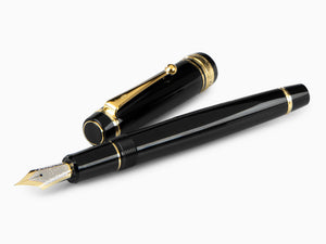 Pluma Estilográfica Pilot Custom 845, Ebonita, Oro, Negro, NC845N