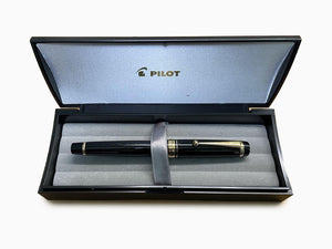 Pluma Estilográfica Pilot Custom 845, Ebonita, Oro, Negro, NC845N