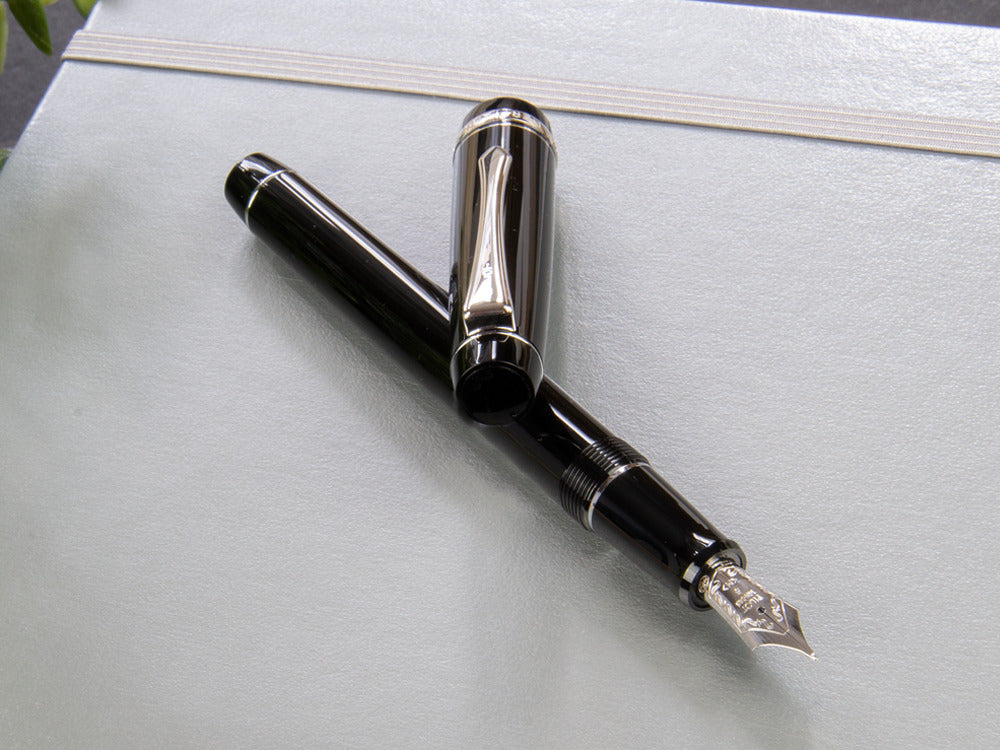 Pluma Estilográfica Pilot Custom Heritage 91, Resina, Negro, NH91N