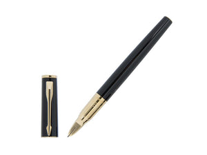 Pluma Estilográfica Parker Ingenuity 5th Negro Caucho PGT Pequeño