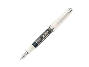 Pluma Estilográfica Pelikan Toledo M910 White, Edición Especial, 816236