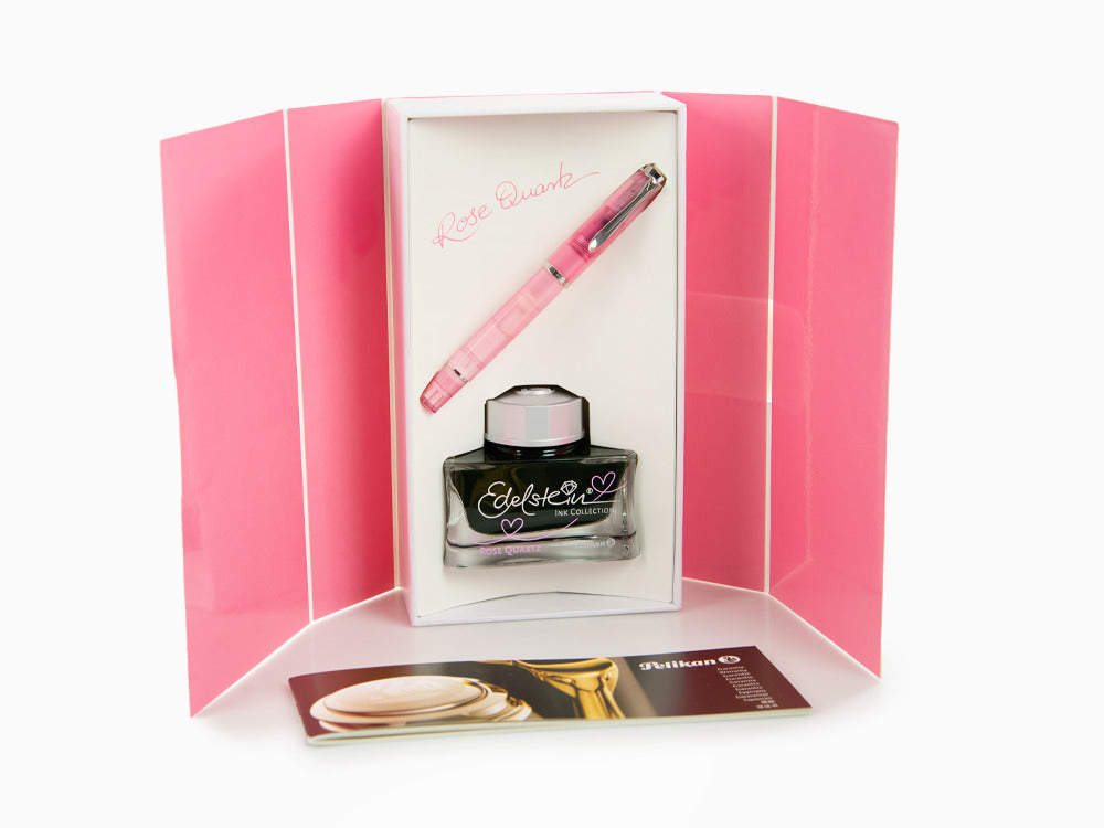 Set Pluma Pelikan Classic M205 Rose Quartz 2023, Ed. especial, 823920