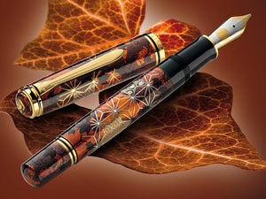 Pluma Estilográfica Pelikan Maki-e Ivy y Komon, Edición Limitada, 825832