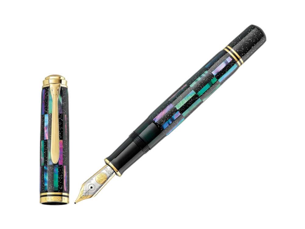 Pluma Estilográfica Pelikan M1000 Raden Black Infinity, LE, 825979