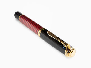 Pluma Estilográfica Pelikan Souverän M 600 -Negro/Rojo, 928697