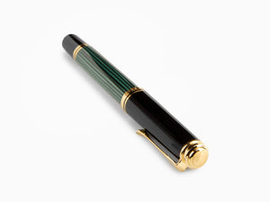 Boligrafo Roller Pelikan Souverän R400, Negro/Verde, 997494