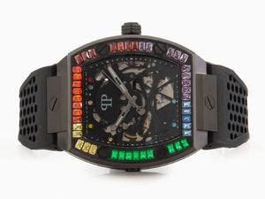 Reloj Automático Philipp Plein The Skeleton, PVD, Negro, 44 mm, PWBAA0621