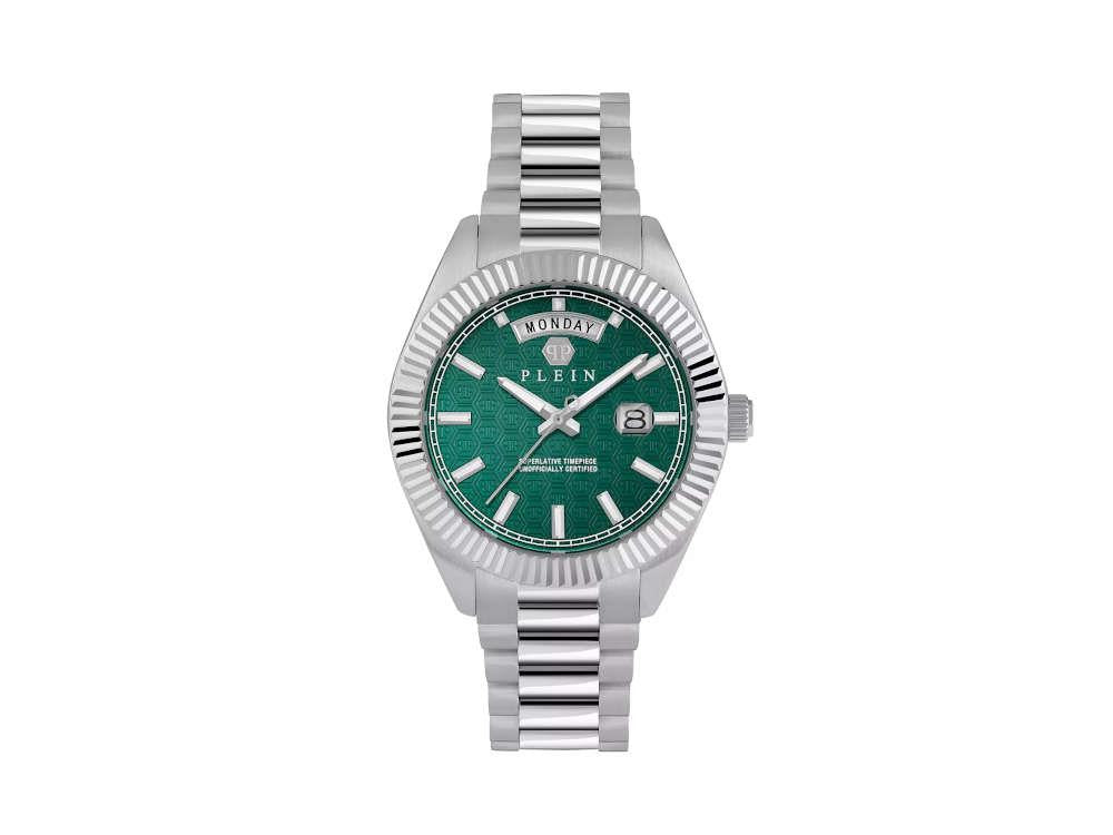 Reloj de Cuarzo Philipp Plein Date Superlative, Verde, 42 mm, PWPNA0124