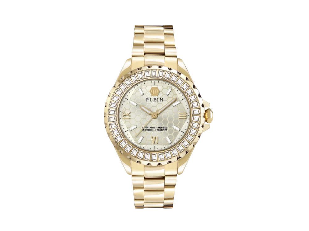 Reloj de Cuarzo Philipp Plein Heaven, PVD Oro, Dorado, 38 mm, PWPOA0624