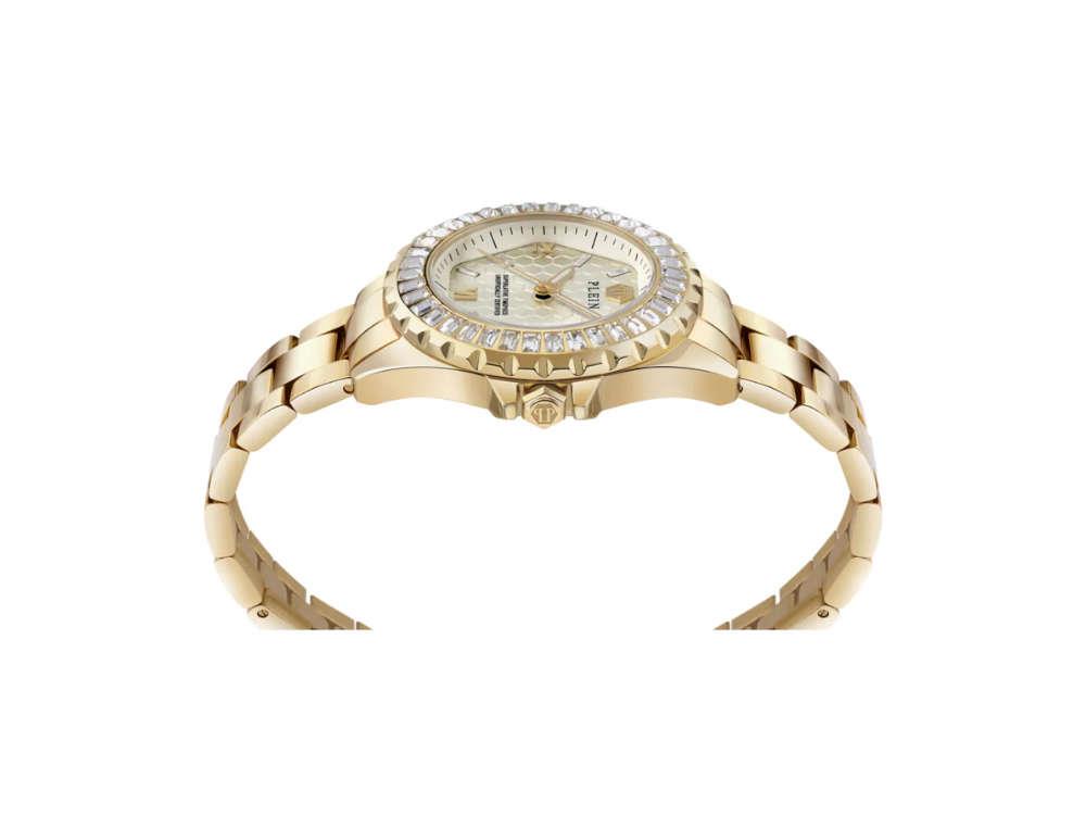 Reloj de Cuarzo Philipp Plein Heaven, PVD Oro, Dorado, 38 mm, PWPOA0624