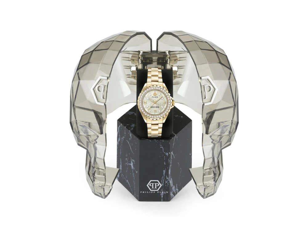 Reloj de Cuarzo Philipp Plein Heaven, PVD Oro, Dorado, 38 mm, PWPOA0624