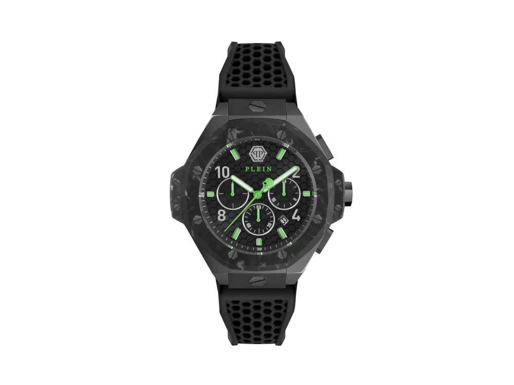 Reloj de Cuarzo Philipp Plein Chrono Royal, PVD, Negro, 46 mm, PWPRA0624