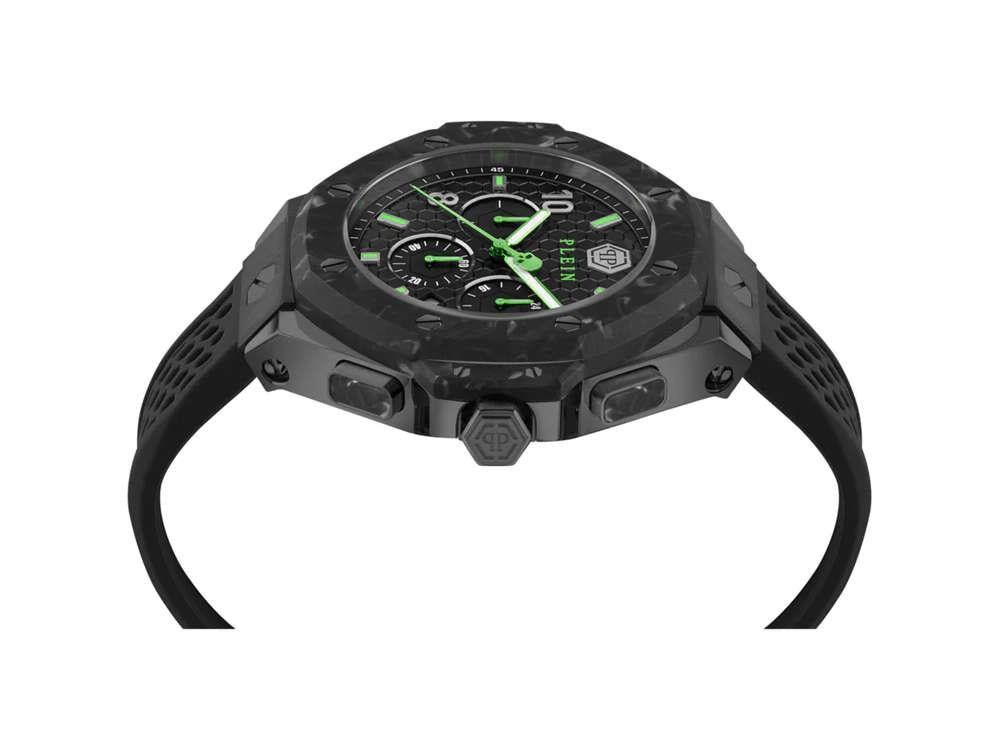 Reloj de Cuarzo Philipp Plein Chrono Royal, PVD, Negro, 46 mm, PWPRA0624