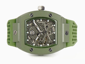 Reloj Automático Philipp Plein The Skeleton Ecoceramic, Verde, 44 mm, PWVBA0223