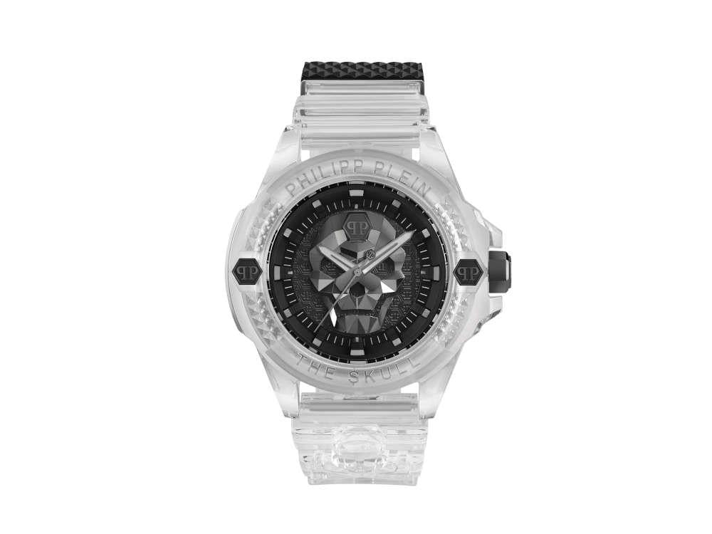 Reloj de Cuarzo Philipp Plein The Skull Synthetic, Negro, 44mm,PWWAA0423