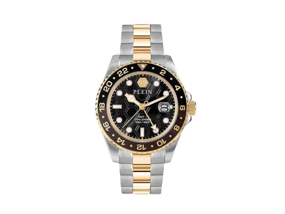 Reloj de Cuarzo Philipp Plein GMT-I Challenger, Negro, 44 mm, PWYBA0323