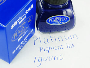 Tintero Platinum, 60ml. Azul, Tinta pigmentada