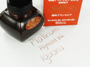 Tintero Platinum, 60ml. Sepia, Tinta pigmentada