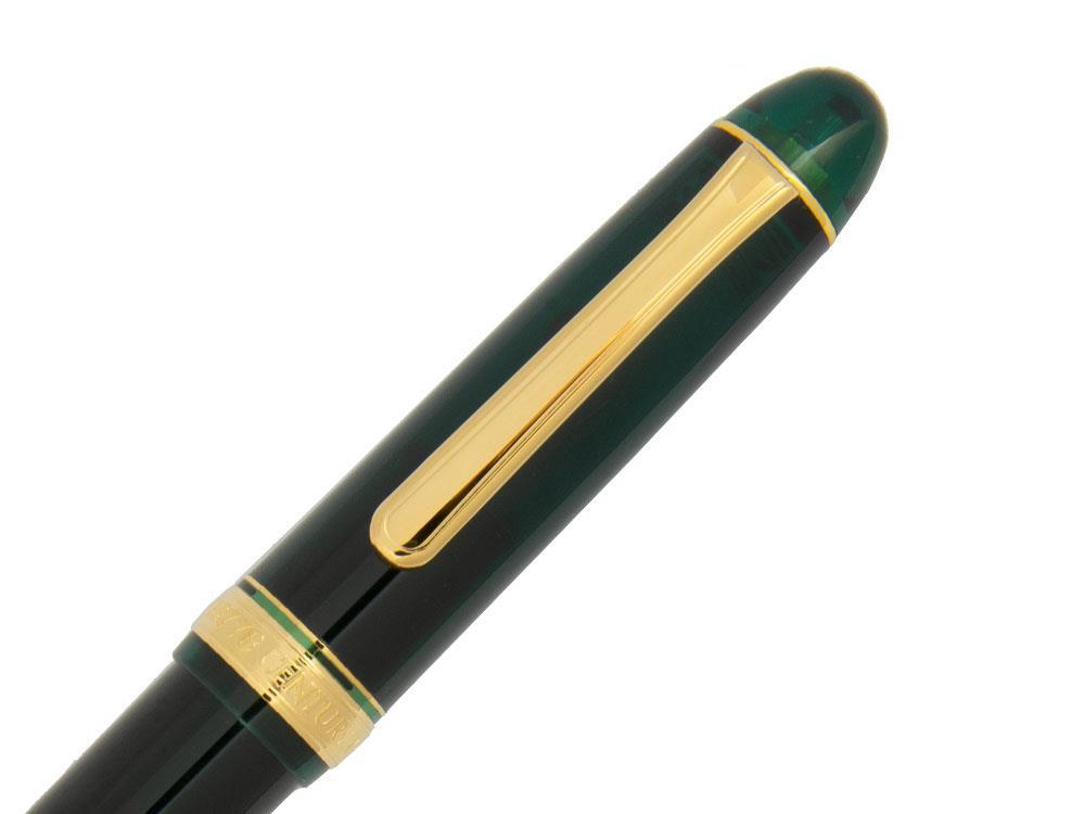 Pluma Estilográfica Platinum Century Laurel Green, Resina, PNB-15000A-41