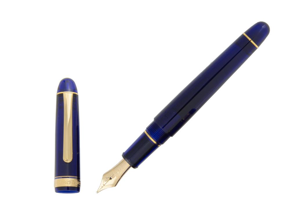 Pluma Estilográfica Platinum Century Chartres Blue, PNB-15000A-51