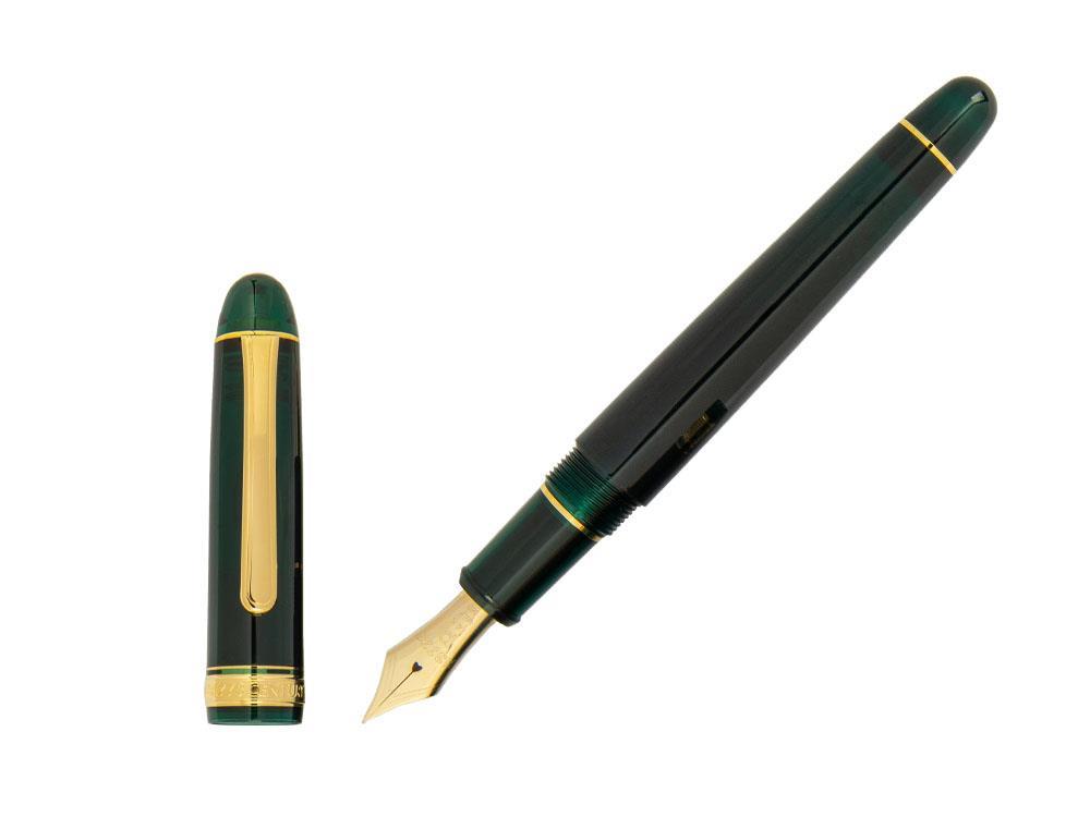 Pluma Estilográfica Platinum Century Laurel Green, Resina, PNB-15000A-41