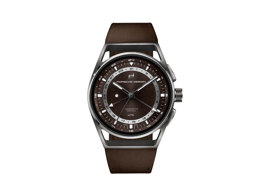 Reloj Automático Porsche Design 1919 Globetimer UTC, Titanio, 6023.4.05.003.07.2