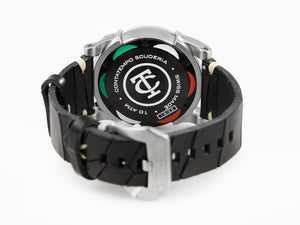 Reloj de Cuarzo Scuderia Café Racer, Negro, 44 mm, Edición Limitada, CS10162/LE