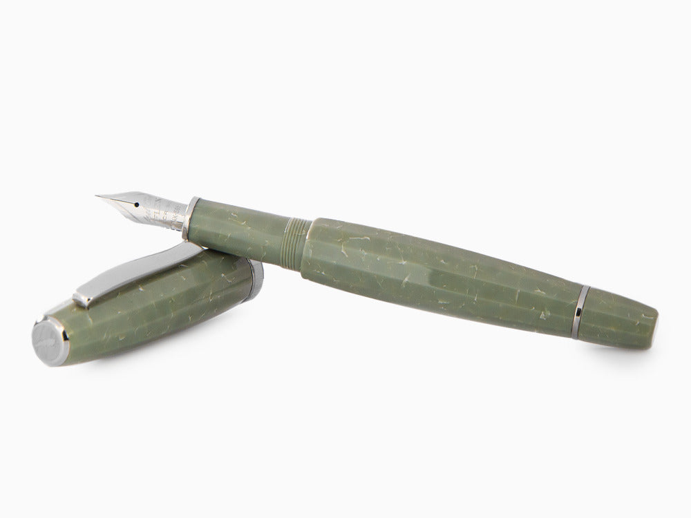 Pluma Scribo Feel Verde Antico, 14K, Edición Limitada, FEEFP26PL1403