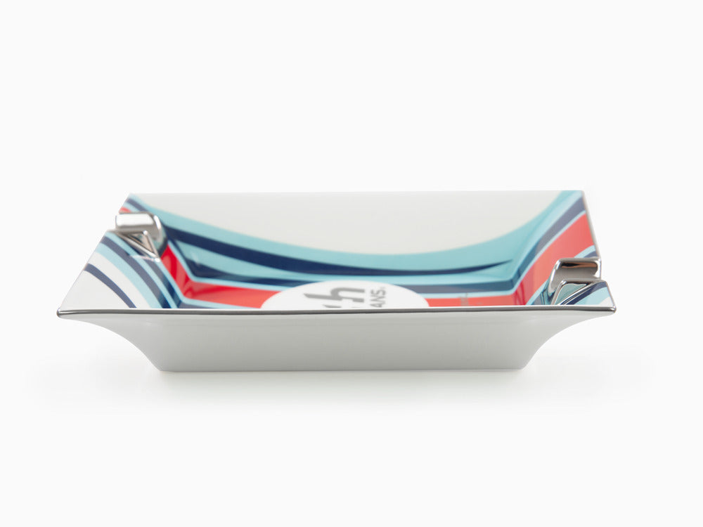 Cenicero S.T. Dupont 24H Du Mans, Porcelana, Blanco, 006488