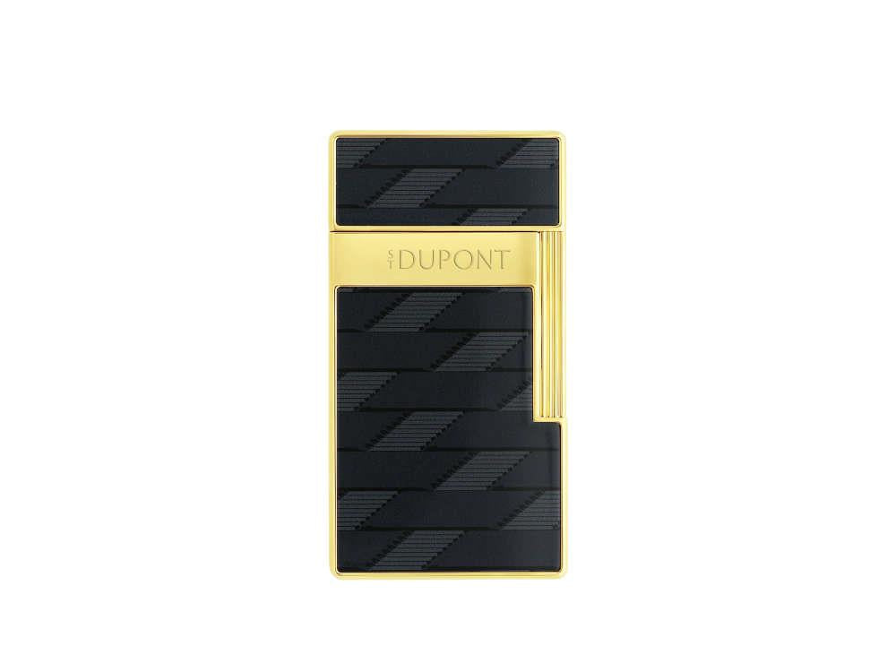 Encendedor S.T. Dupont Biggy Monogram 1872, Negro, Edición Limitada, 025079