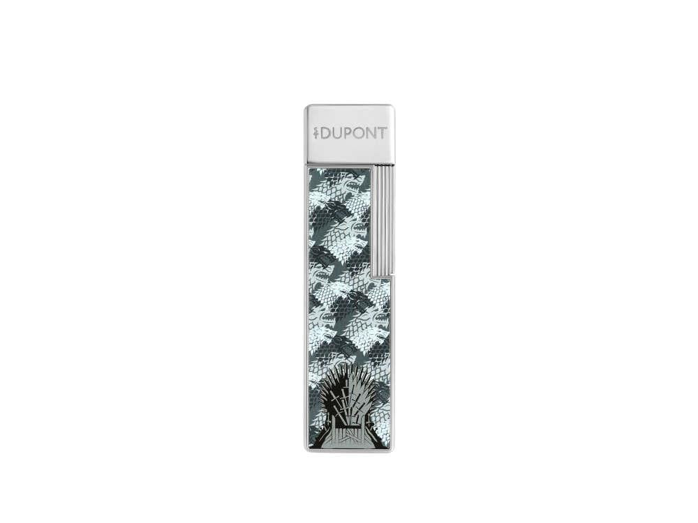 Encendedor S.T. Dupont Game of Thrones Twiggy, Gris, Edición Limitada, 030013