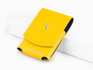 Funda Encendedor S.T. Dupont Minijet, Piel, Blando, Amarillo, 183053