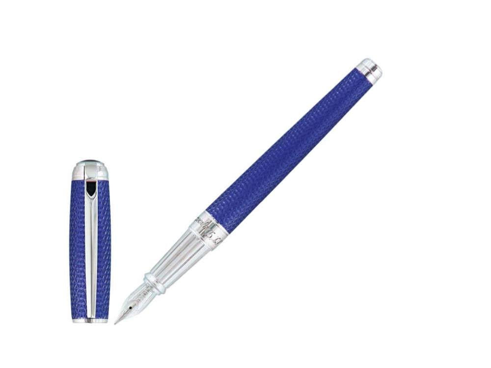 Estilográfica S.T. Dupont Line D Velvet Animation Ocean Blue, 410001L