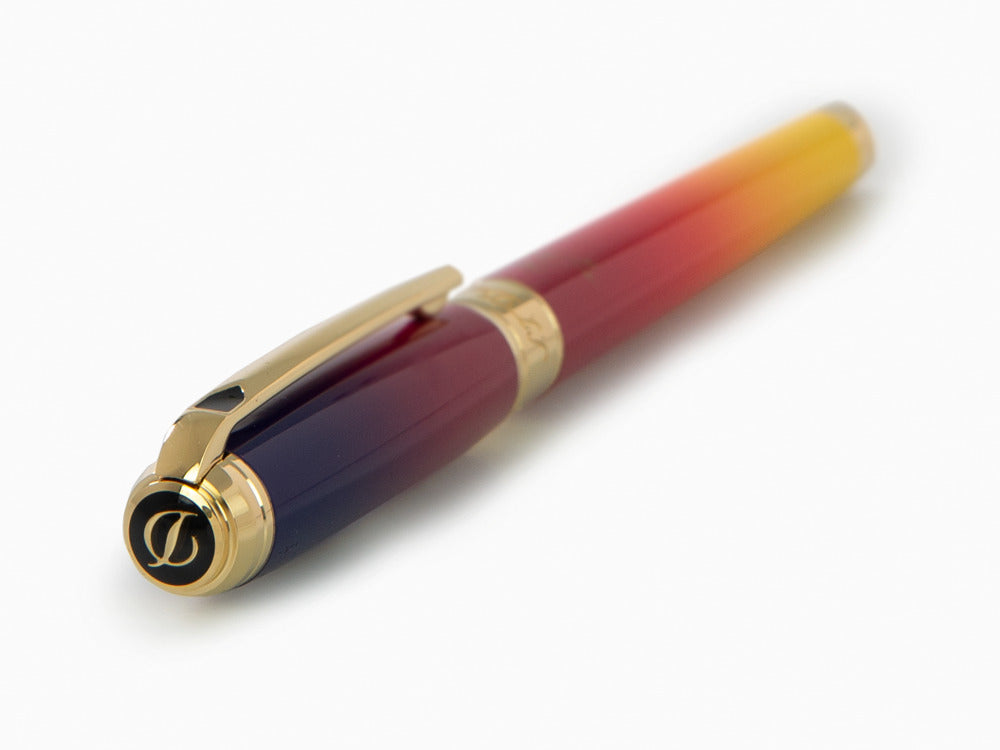 Roller S.T. Dupont Montecristo L'Aurore Line D, Morado, PVD Oro, 412134L