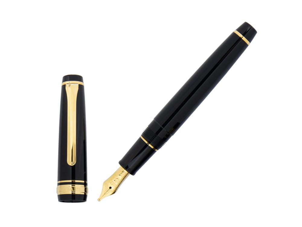 Estilográfica Sailor Professional Gear Slim Gold, Negro, 11-1221-420