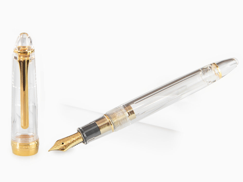 Estilográfica Sailor 1911 Standard Series, Demonstrator, Adornos en oro