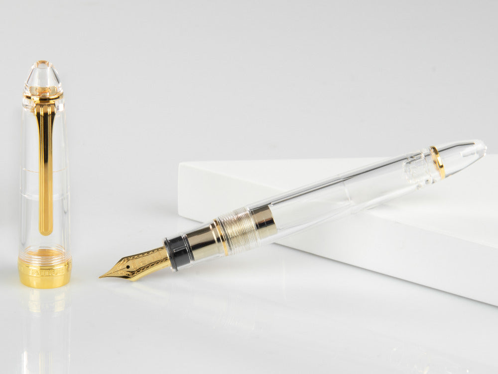 Estilográfica Sailor 1911 Large Series, Demonstrator, Oro 24K