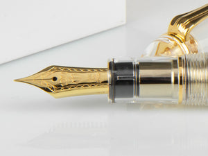 Estilográfica Sailor 1911 Large Series, Demonstrator, Oro 24K