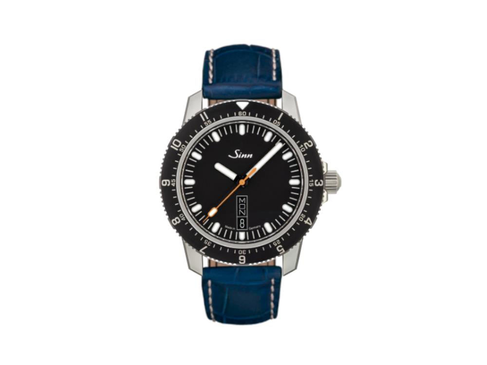 Reloj Automático Sinn 105 St Sa, SW 220-1, 41 mm, Negro, Piel, 105.010 LB3