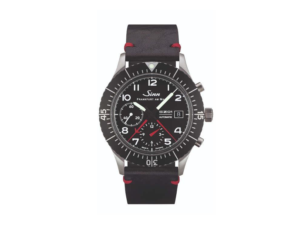 Reloj Automático Sinn 156.1, SZ01, 43 mm, Negro, 156.030 LB165