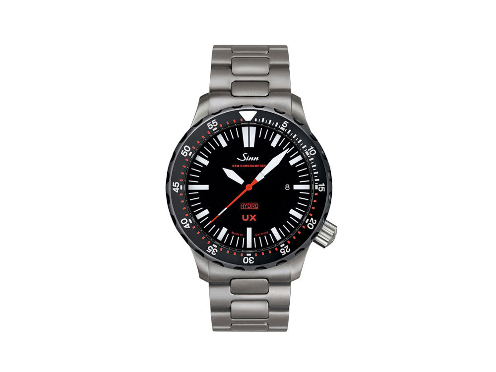 Reloj de Cuarzo Sinn UX SDR, ETA 955.652, 44mm, 500 atm, Negro, 403.050 MB72