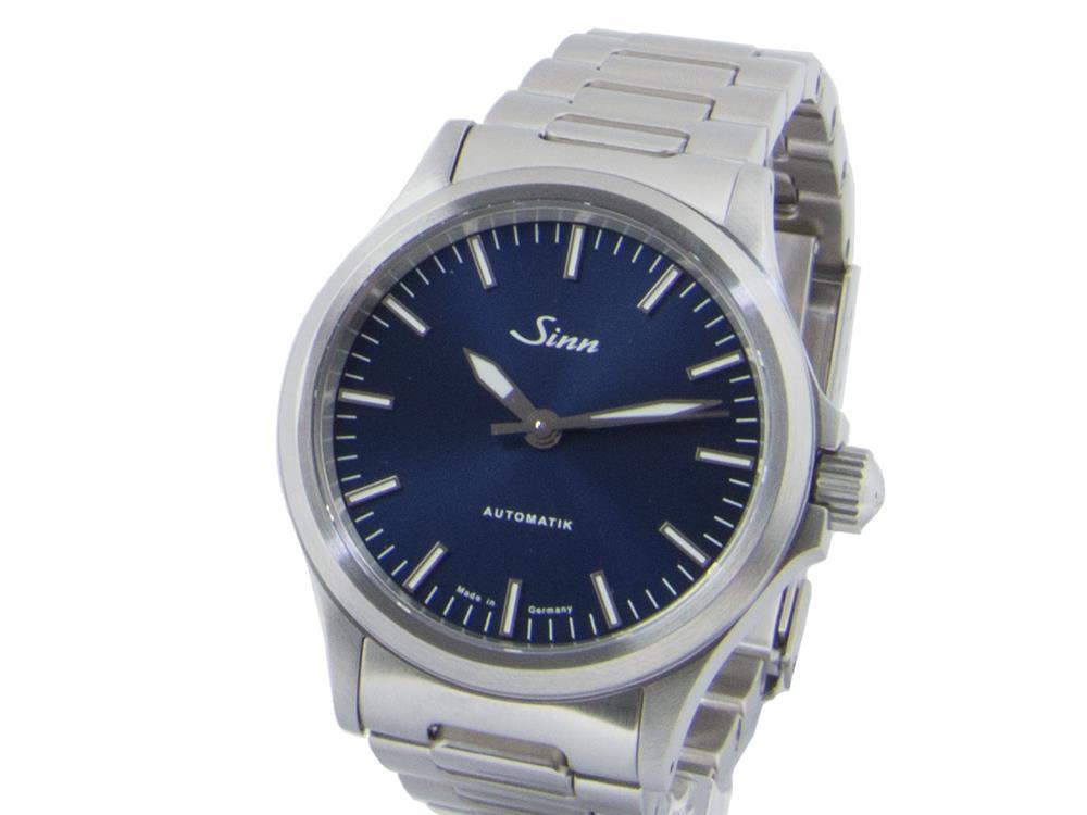 Reloj Automático Sinn 556 I B, Azul, Brazalete de acero H-Link, 556.0104 MB59