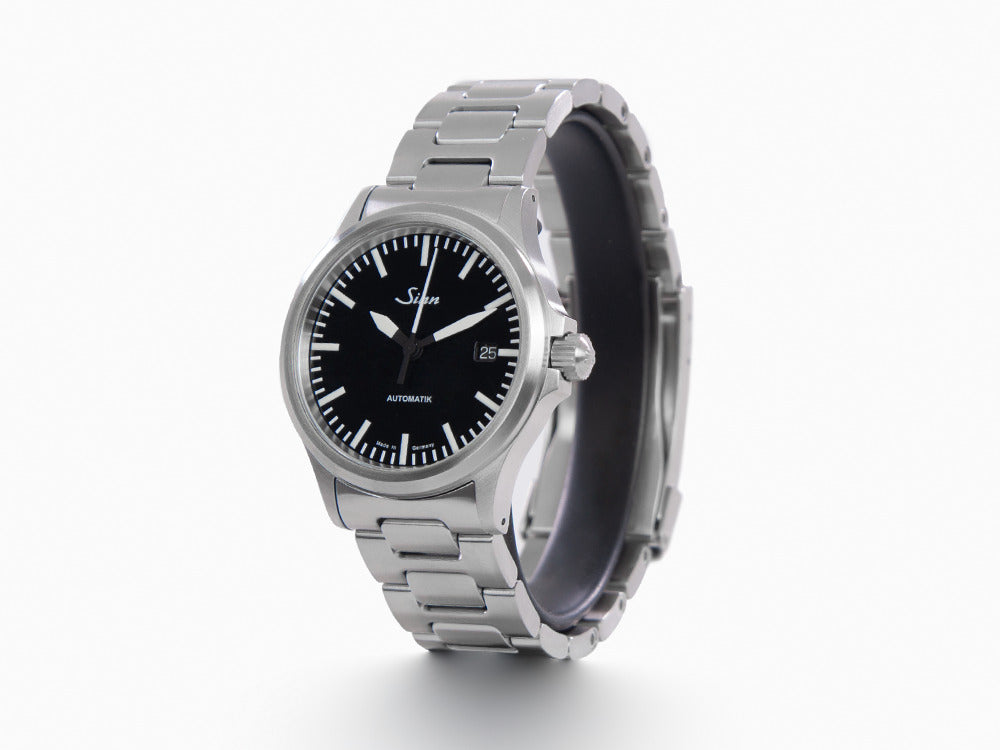 Reloj Automático Sinn 556 I, SW 200-1, Negro, Brazalete de acero, 556.010 MB59