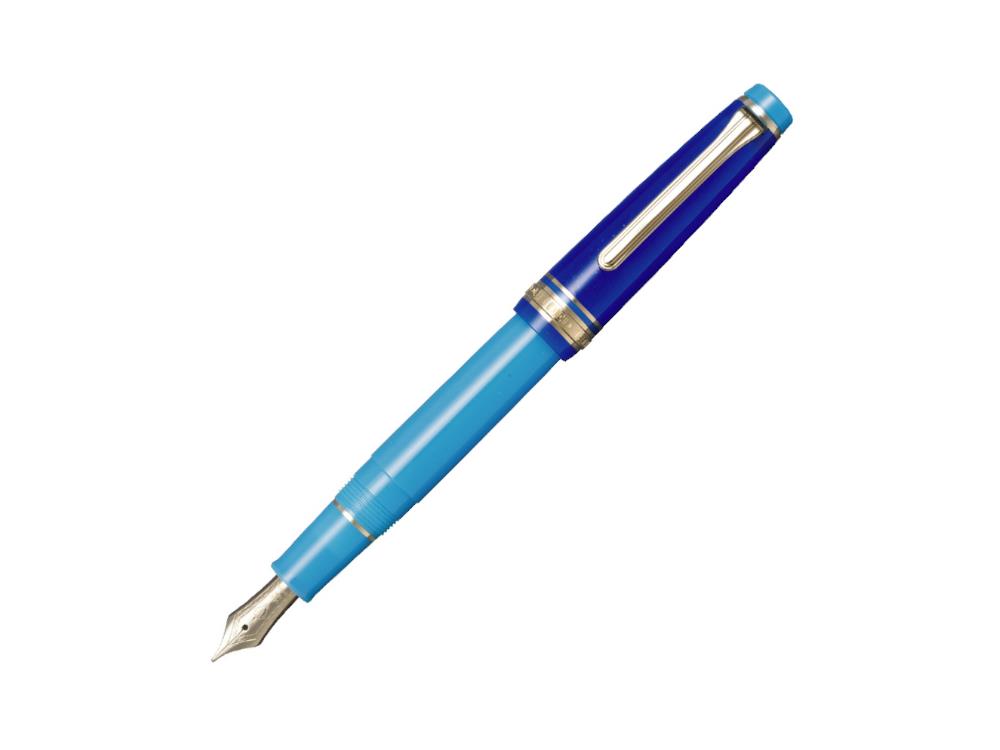 Pluma Estilográfica Sailor PG Slim Blue Quasar, Especial, 11-8749-440