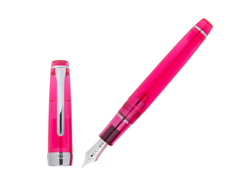 Estilográfica Sailor Professional Gear Slim Demonstrator, Rosa, Cromo