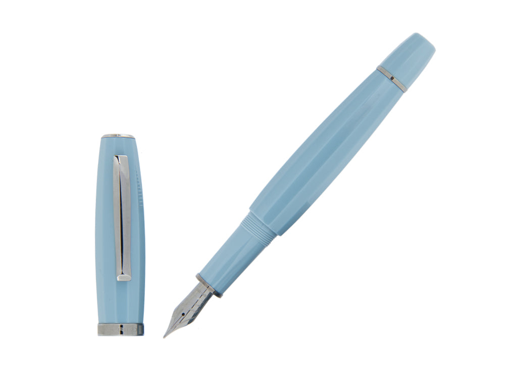 Pluma Estilográfica Scribo Feel, Resina Azul, Rutenio, FEEFP03RT1803