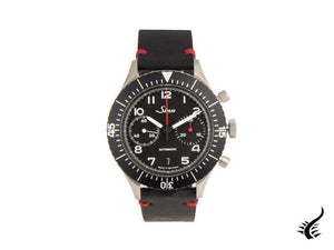 Reloj Automático Sinn 158, SW 510, 43 mm, Negro, Correa de piel, 158.010 LB220